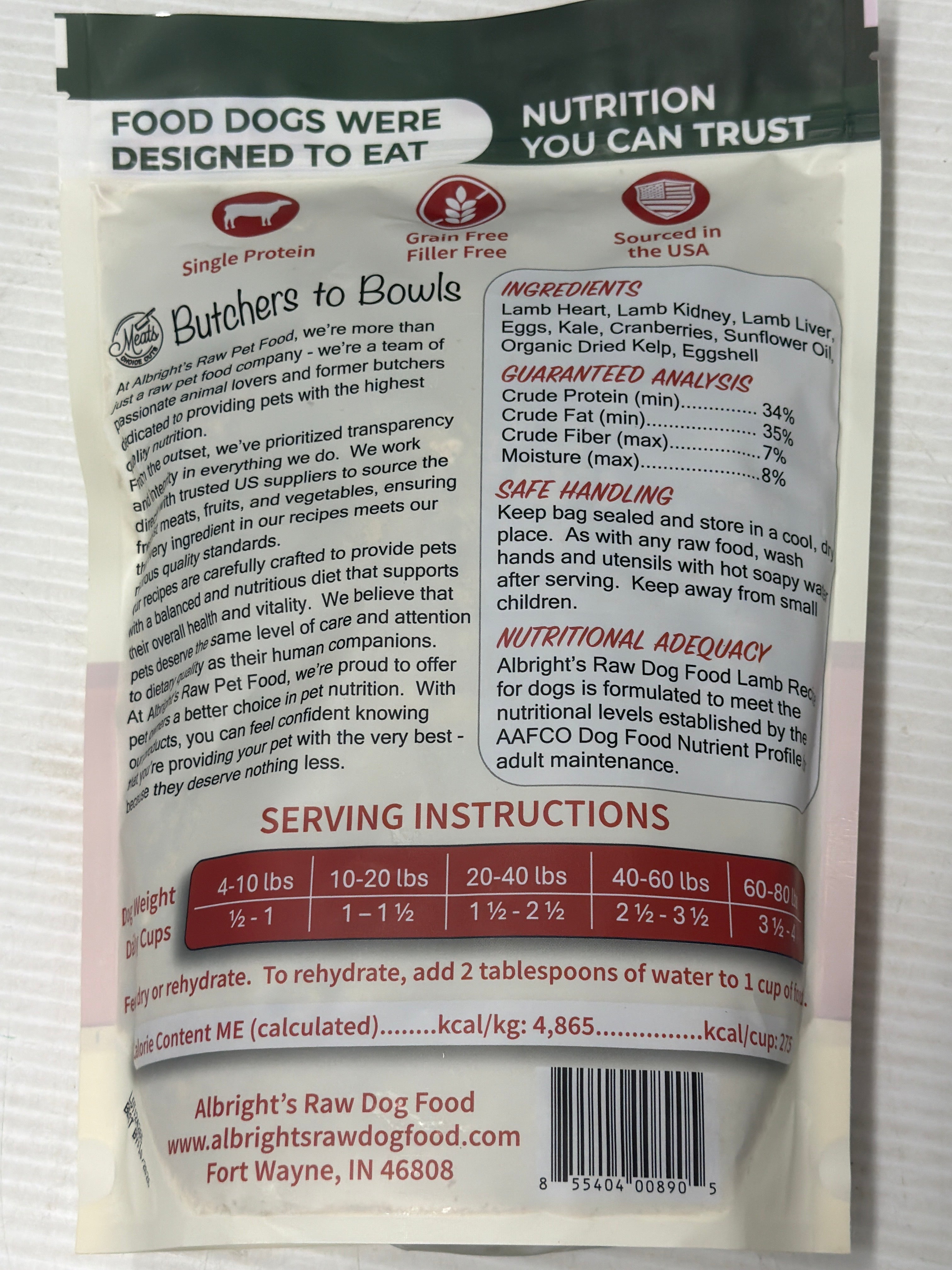 Complete Freeze-Dried Lamb Recipe (Copy)