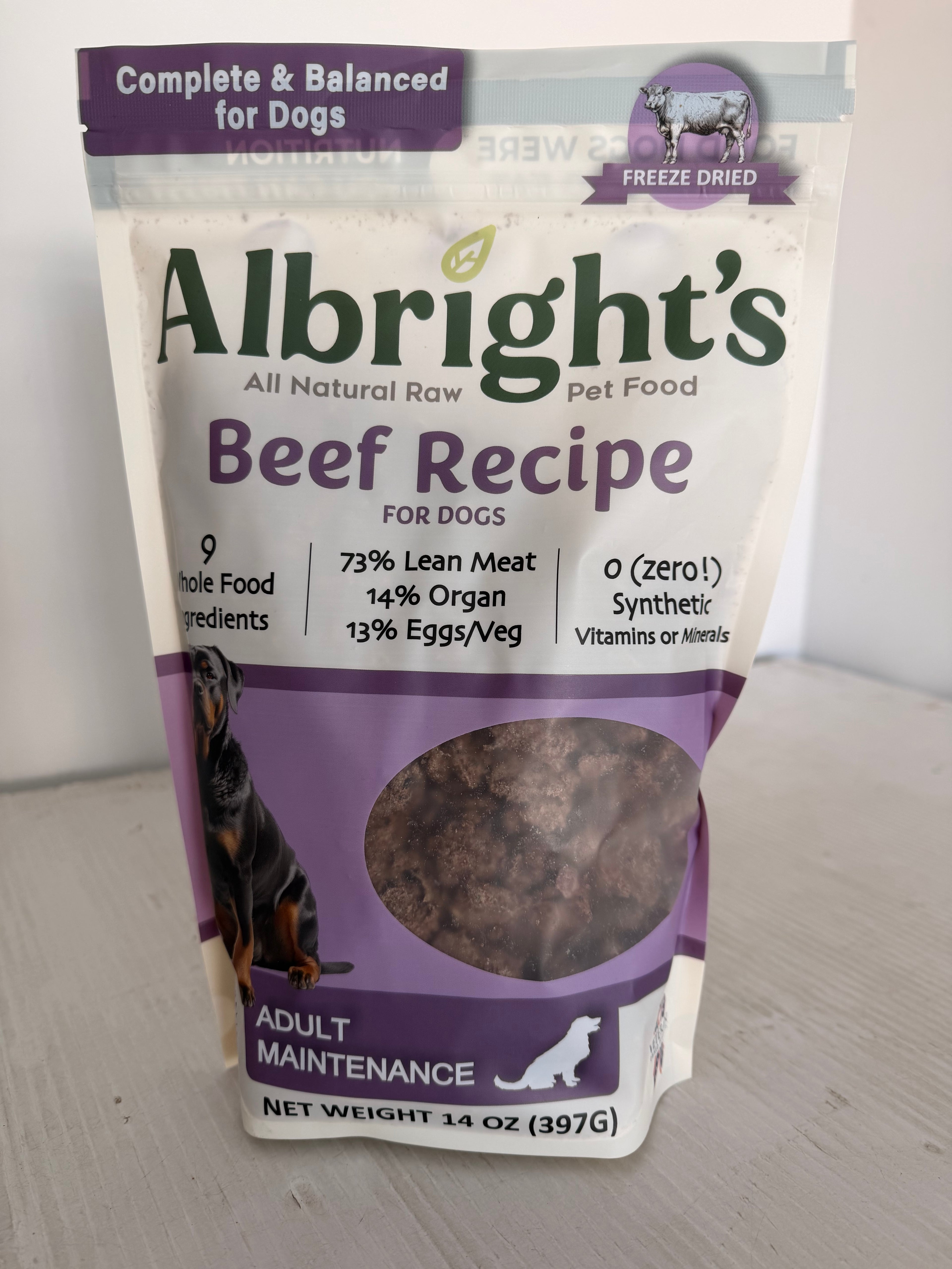 Complete Freeze-Dried Beef Recipe