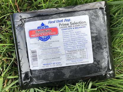 Halshans Premium Prime Selection—Beef, Chicken &amp; Rabbit Blend