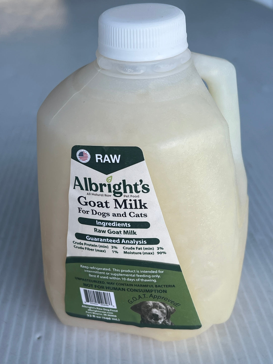 Raw Goat Milk 32oz